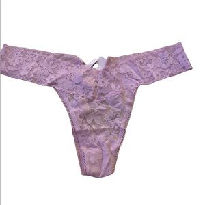 Victoria’s Secret Floral Print Lace Thong String Panty - XL